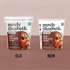 Dark Chocolate Chunk Superfood Oat Cup with Prebiotic Fiber