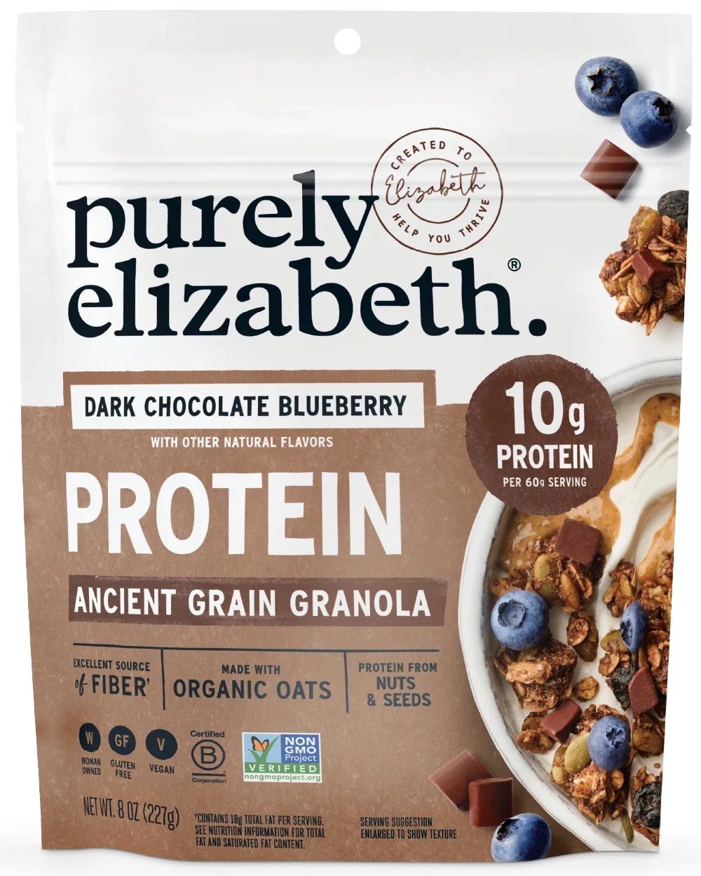 Dark Chocolate Blueberry Protein Granola